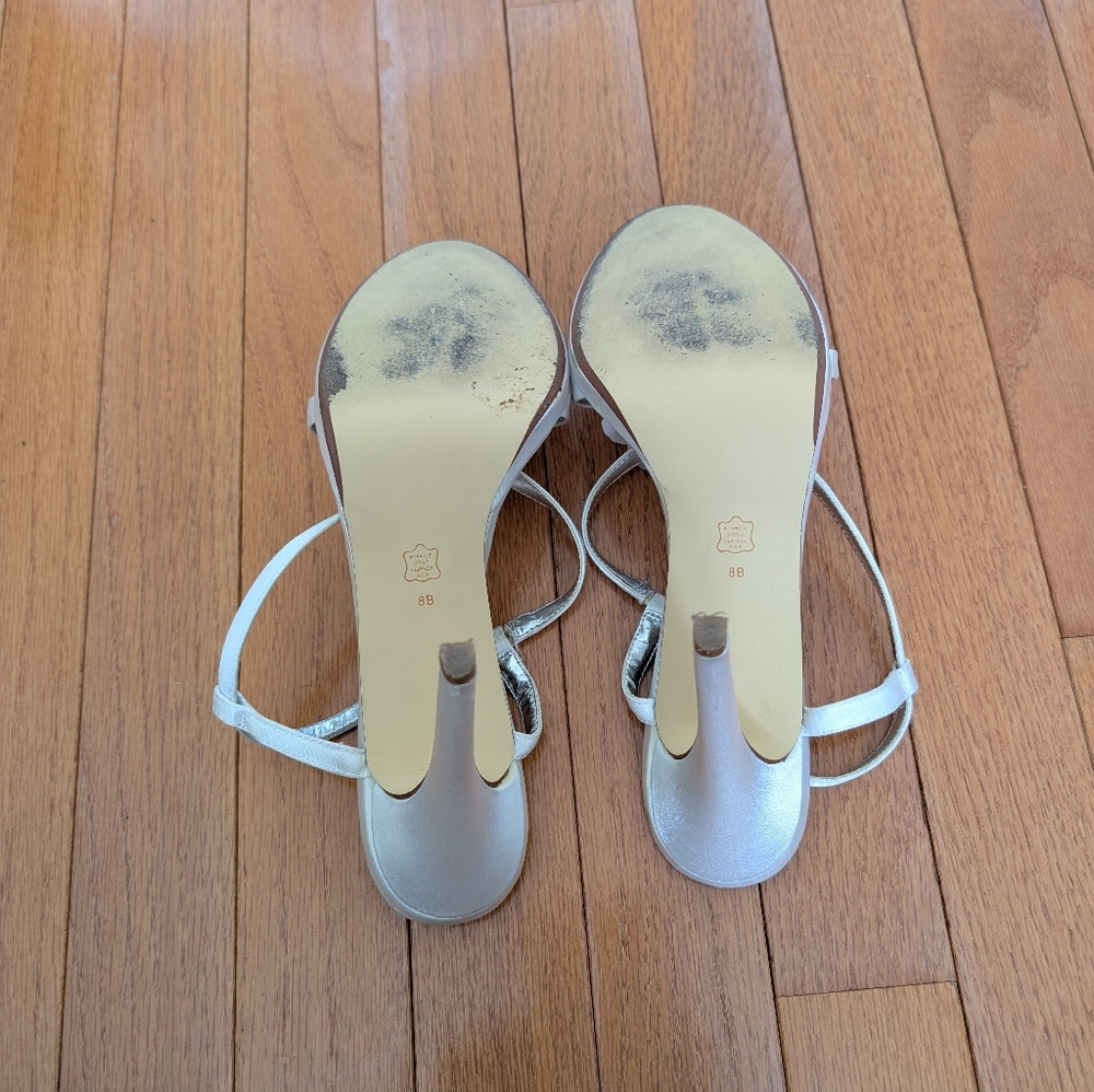 Caparros Ivory Heels with Floral Detail - Picture 3 of 5
